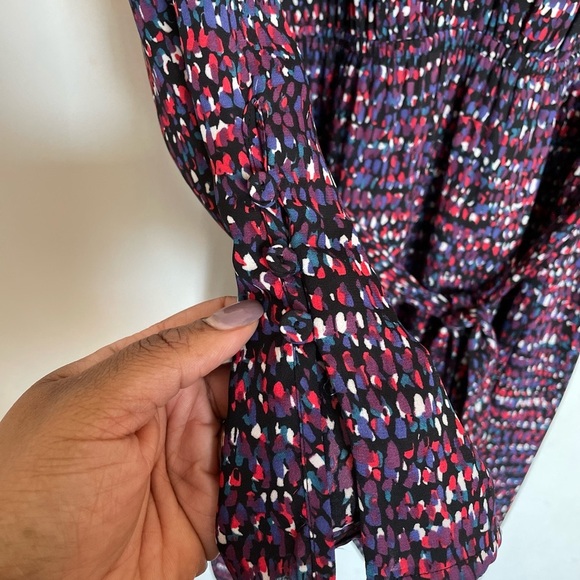DR2 Multicolor Dotted Tie Front Dress - Size S - Picture 5 of 16